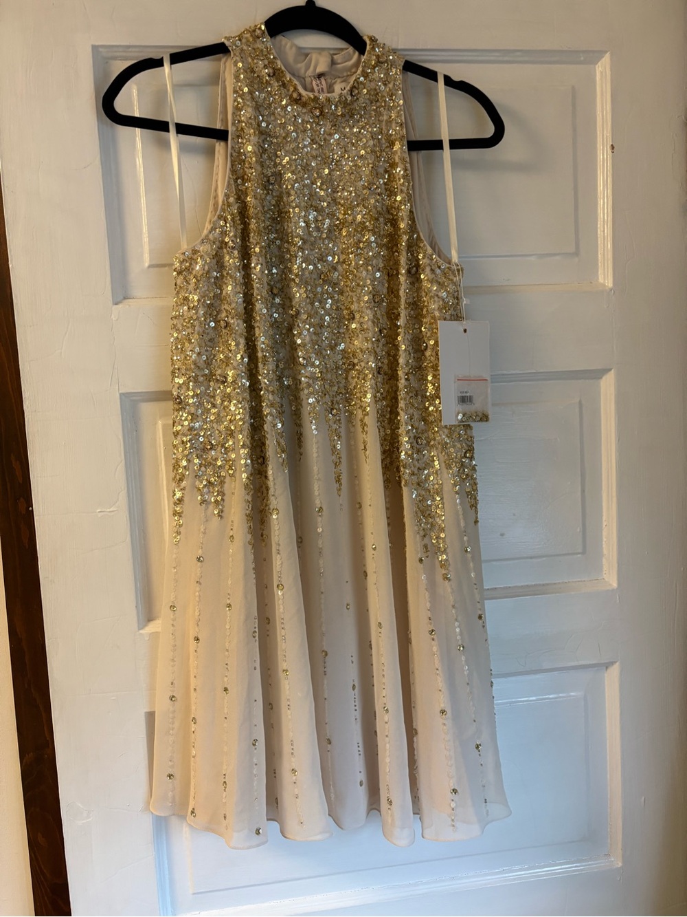 NWT Mac Duggal $458 Trapeze Dress - Picture 4 of 8